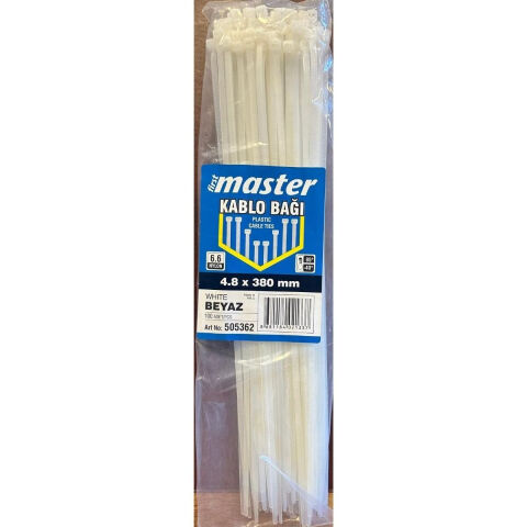 MASTER ELEKTRİK KABLO BAĞI 4,8X380 MM 100 ADET