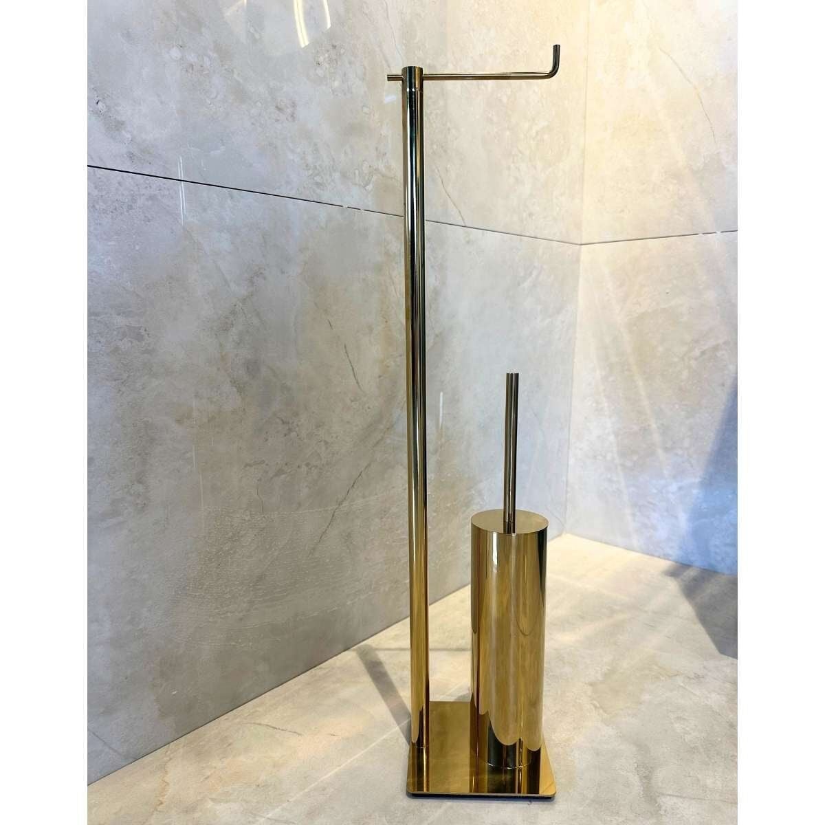 MESA TEKNİK PASLANMAZ ÇELİK AYAKLI FIRÇALIK LÜX F5000 GOLD