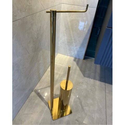 MESA TEKNİK PASLANMAZ ÇELİK AYAKLI FIRÇALIK LÜX F5000 GOLD