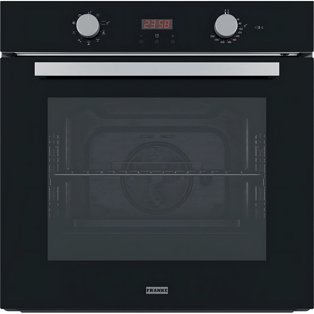 Franke Smart Linear Black Fırın FSL 86 H BK + TELESKOPIK RAY HEDIYELI