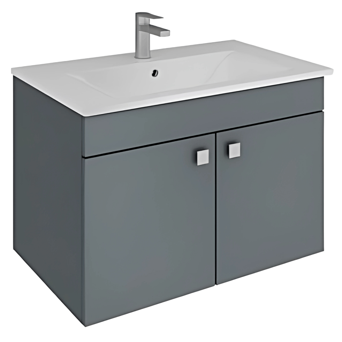 Seramiksan Luna Banyo Dolabı Ay Gri 80 cm