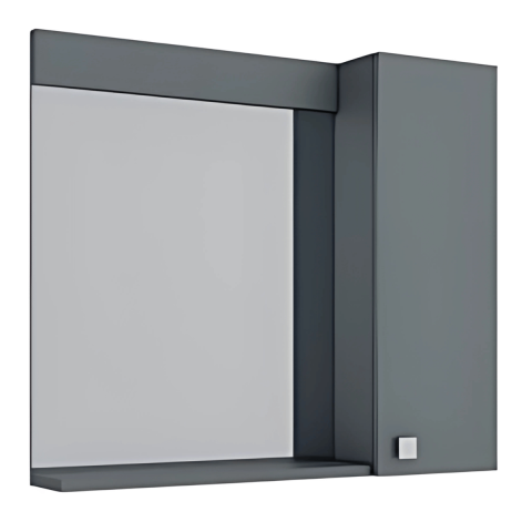 Seramiksan Luna Banyo Dolabı Ay Gri 80 cm