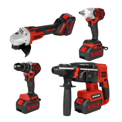 REPTON 1380 KÖMÜRSÜZ AKÜLÜ SET 4 PARÇA