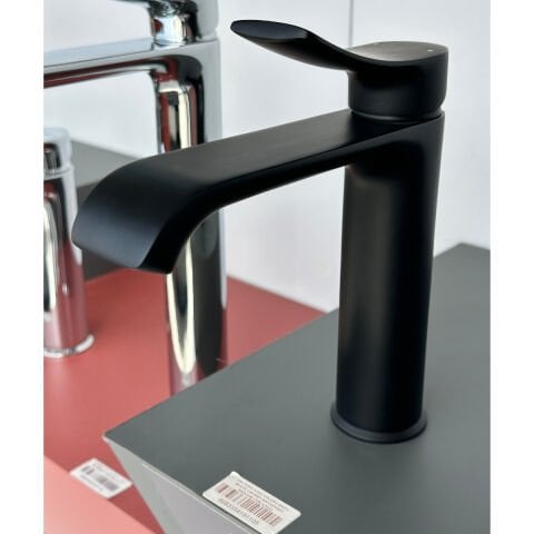 VALTEMO VALERO MATT BLACK LAVABO BATARYASI MEDIUM (VM-1202)