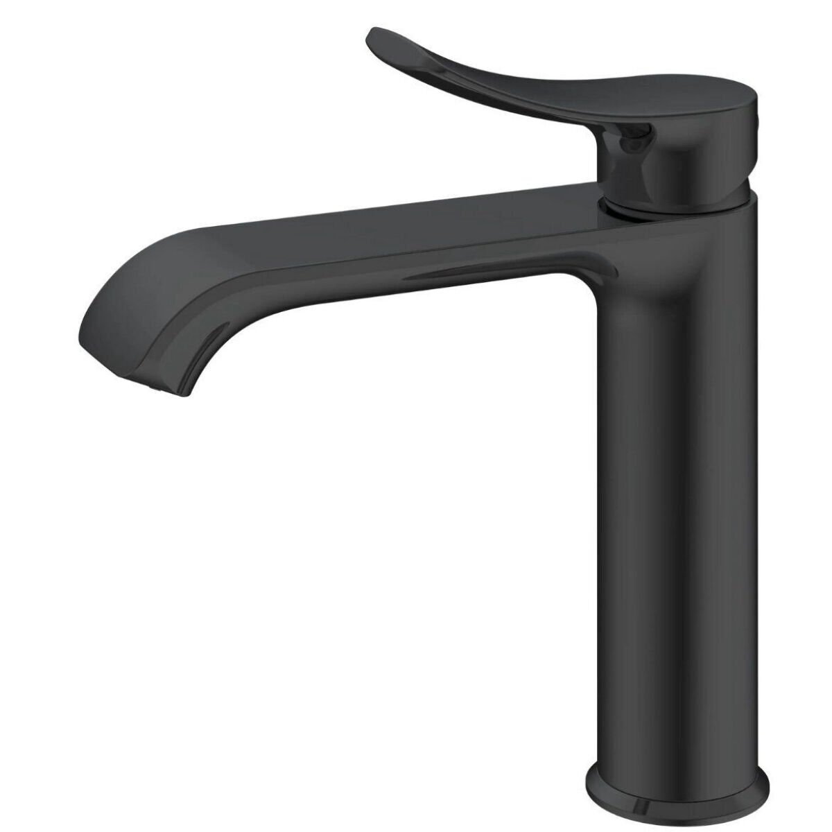 VALTEMO VALERO MATT BLACK LAVABO BATARYASI MEDIUM (VM-1202)