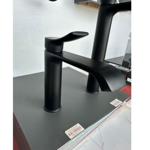 VALTEMO VALERO MATT BLACK LAVABO BATARYASI MEDIUM (VM-1202)