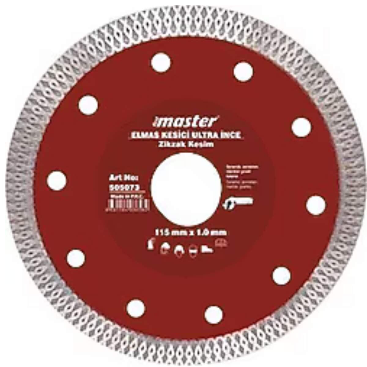 MASTER İNCE HASSAS KESİCİ 115MMX1,0MM 505073