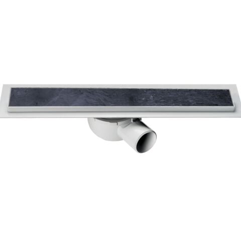 SAY-BU ALMİRA 50 CM LİNEER DUŞ KANALI MAT SİYAH DÜZ