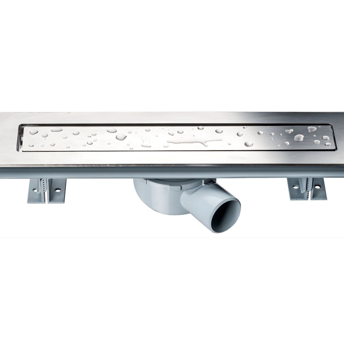 SAY-BU ANZER 40 CM 2MM PASLANMAZ ÇELİK İZALASYONLU DUŞ KANALI SATIN