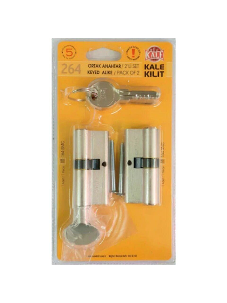 KALE 264 BAREL 68MM 2 Lİ SET TUZAKLI 264