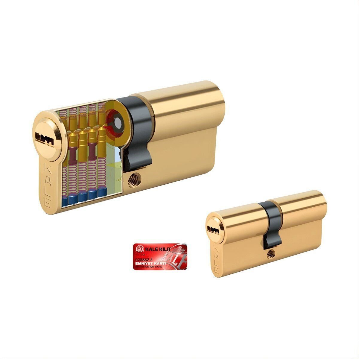 KALE 164 BME  BAREL BİLYALI NİKEL  90 MM MANDALLI KİLİT