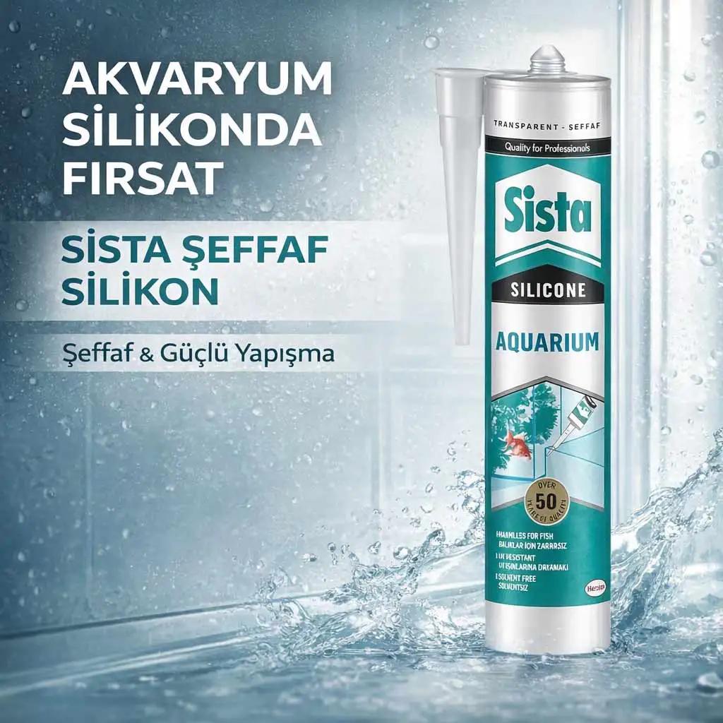 Sista Akvaryum Silikonu